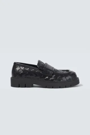 Bottega Veneta Haddock Intrecciato leather loafers