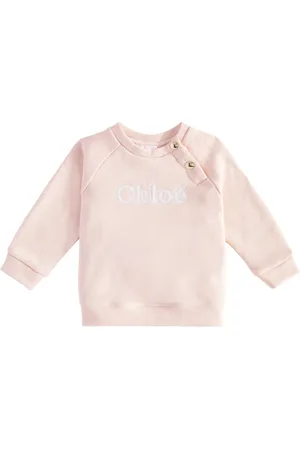 Chloé Baby logo cotton jersey sweatshirt
