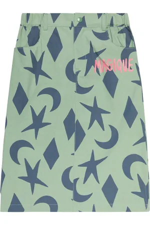 Jelly Mallow Magique cotton-blend skirt