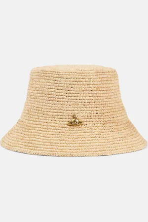 Vivienne Westwood Orb raffia bucket hat
