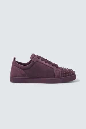 Christian Louboutin Louis Junior Spikes suede sneakers