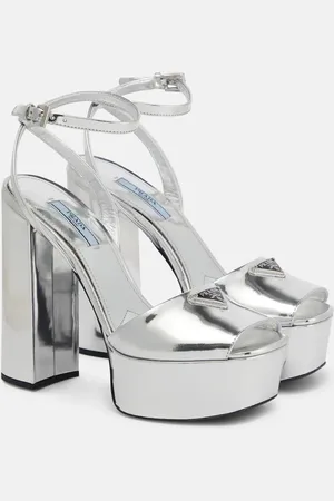 Prada Leather platform sandals