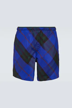 Burberry Check swim trunks
