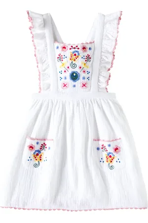 Louise Misha Huguette embroidered cotton gauze dress