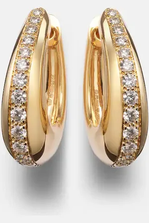 Ananya Chakra Icon 18kt earrings with diamonds
