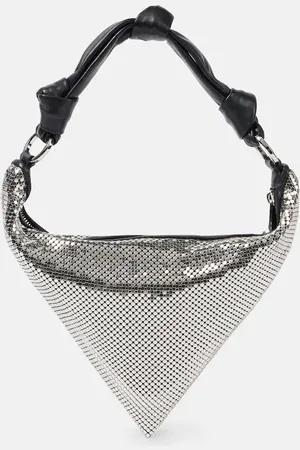 Amina Muaddi Cameron Mini leather shoulder bag