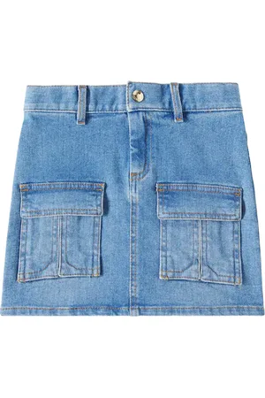 Chloé Denim cargo skirt