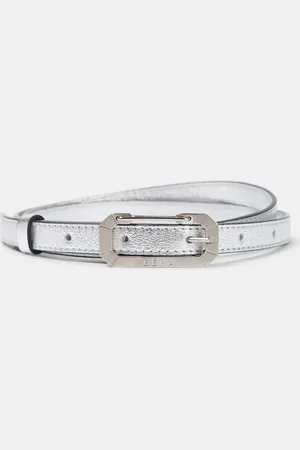 Eera Metallic leather belt