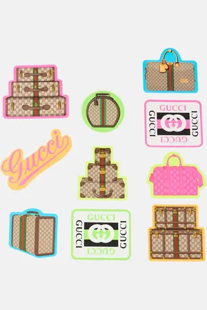 Gucci Valigeria set of 11 luggage stickers