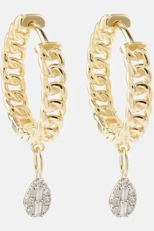 STONE AND STRAND 10kt earrings with diamonds