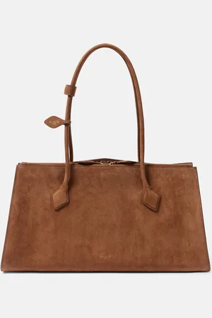 Alaïa Le Teckel suede tote bag