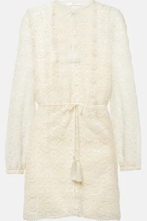 Frame Lace cotton minidress