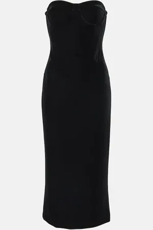 Sportmax Velvet bustier dress