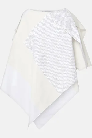 J.W.Anderson Patchwork cotton midi skirt