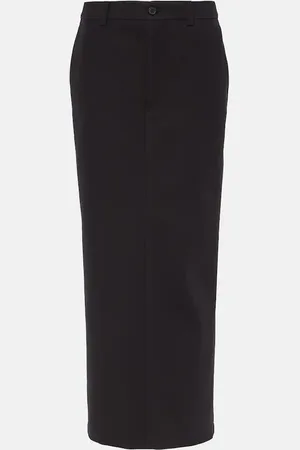 WARDROBE.NYC Drill cotton twill maxi skirt