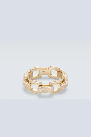 Shay Deco Link 18kt ring with diamonds