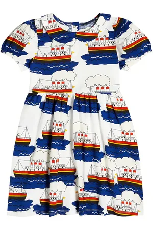 Mini Rodini Printed cotton dress