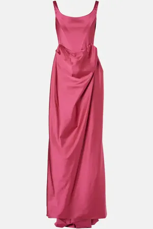 Vivienne Westwood Crepe satin corset gown