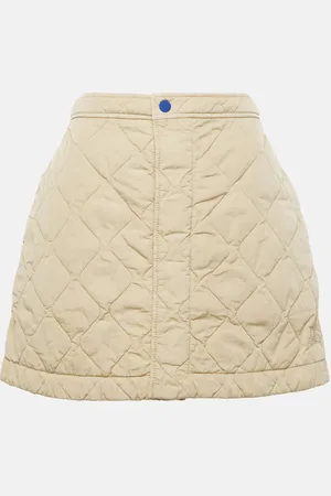 Burberry Quilted high-rise miniskirt