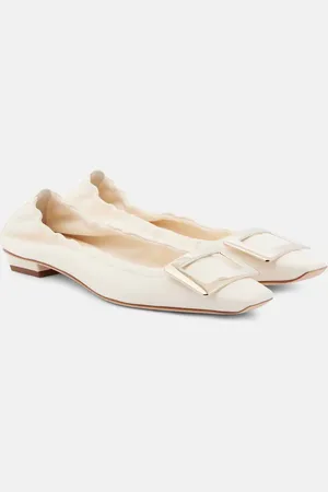 Roger Vivier Belle Vivier leather ballet flats