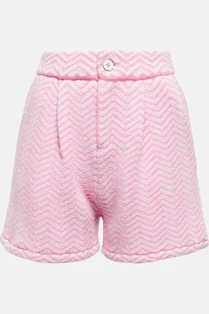 Barrie Cashmere and cotton-blend boucle shorts
