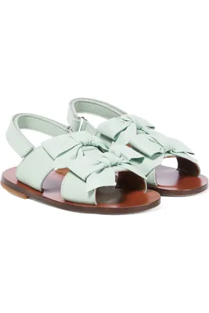 PèPè Bow-detail leather sandals