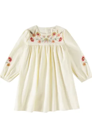 Louise Misha Sophia embroidered cotton dress