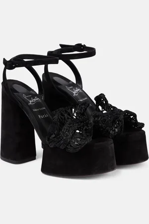 Christian Louboutin Deia Frou Alta macrame sandals