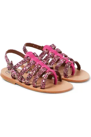 PèPè Galassia glitter leather sandals