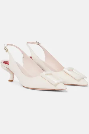 Roger Vivier Virgule slingback leather pumps