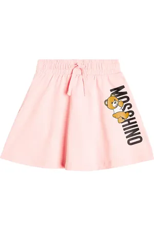 Moschino Logo cotton-blend skirt