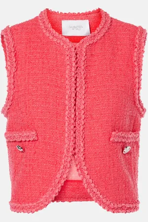 Giambattista Valli Wool-blend boucle vest