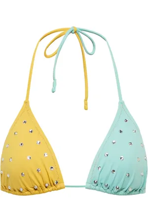 Reina Olga Susan embellished bikini top