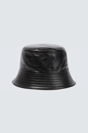 Prada Leather bucket hat