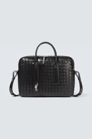 Bottega Veneta Getaway Intrecciato leather briefcase