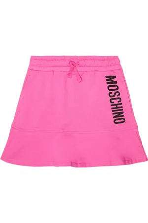 Moschino Logo cotton-blend skirt