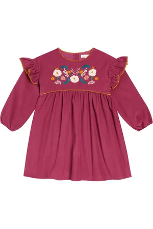 Louise Misha Embroidered cotton dress