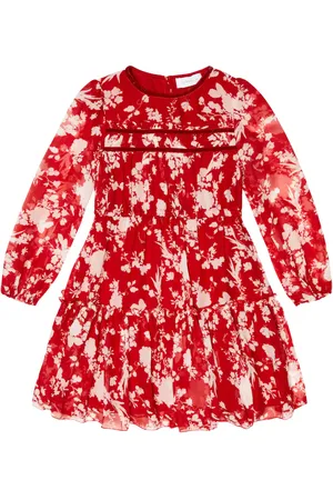 MONNALISA Floral printed georgette dress