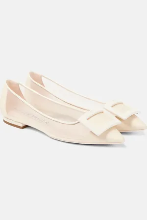 Roger Vivier Gommettine mesh ballet flats