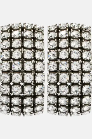 Balenciaga Glam crystal-embellished ear cuffs