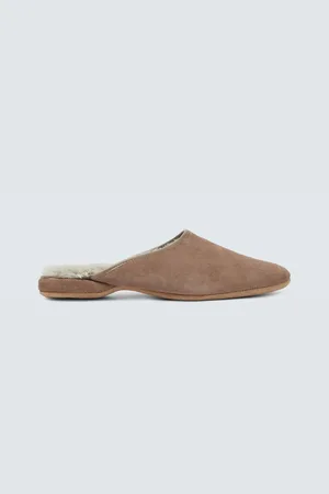DEREK ROSE Crawford suede slippers