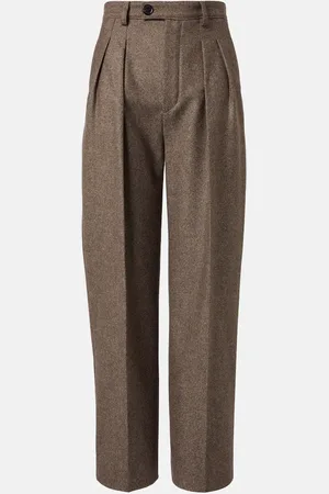 Loro Piana Yurik wool and cashmere wide-leg pants