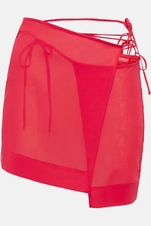Nensi Dojaka Asymmetric wrap miniskirt