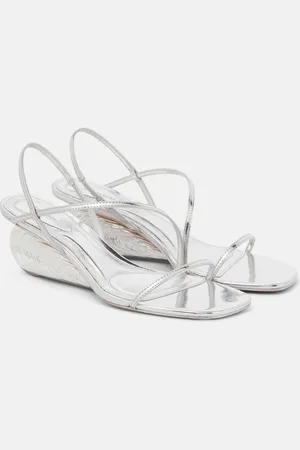 Simkhai Bridget patent leather wedge sandals