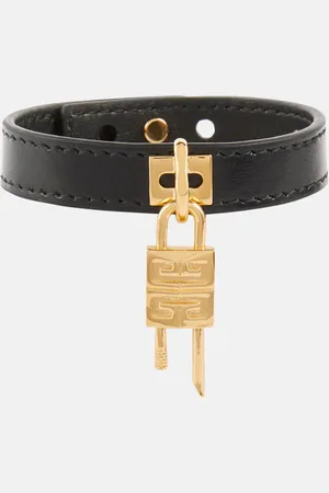 Givenchy Mini 4G Padlock leather bracelet
