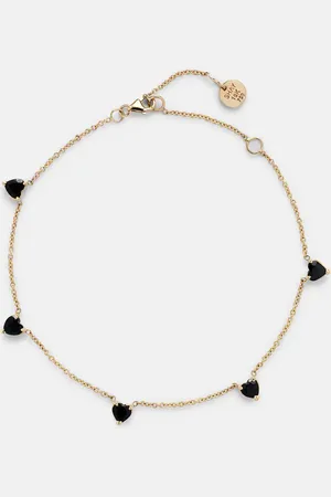 Shay 18kt anklet with sapphires