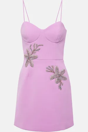 Rebecca Vallance Chantara crystal-embellished corset dress