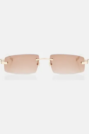 Cartier Panthere De Cartier rectangular sunglasses