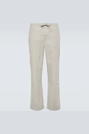Frescobol Carioca Mendes linen-blend straight pants