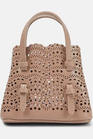Alaïa Le Mina Mini leather crossbody bag
